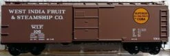Micro-trains 120510 N Scale 40' USRA Steel Boxcar West India WIF 106 - NOS