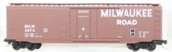 Micro-Trains 32310 N Scale 50' Boxcar Milwaukee Road MILW 3874 - NOS