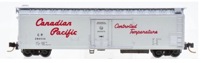 Micro-trains (Kadee) 69030 N Scale 51' Mechanical Reefer Canadian Pacific CP 286285 - NOS
