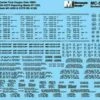 Microscale 5009 HO Scale Gray ACF Covered Hoppers With Black Lettering