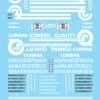 Microscale 87-614 HO Scale Conrail GE Diesel Labor Management Decals