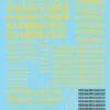 Microscale Decals 87-120 HO Scale Virginian Steam Locomotives