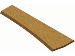 Midwest Products 3022 HO Scale Beveled Cork Turnout Section For #4 And #6 Right Hand 2 Pack