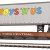 MTH Premier 20-95643 O Scale New York Central NYC Flatcar With Toys R Us Trailer