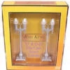 MTH 30-1082 O Gauge RailKing No 580-2 Teardrop Lamp Set Silver - NOS