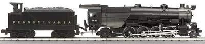 MTH 30-1164-0 O Gauge 2-8-2 L1 Mikado Steam Locomotive Pennsylvania PRR 1627 With Loco Sound - USED