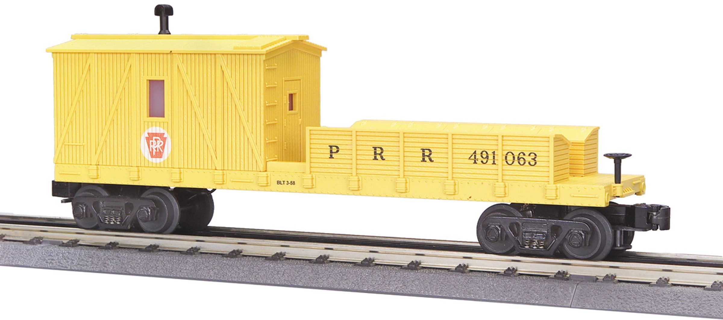MTH 30-7949 O Gauge RailKing Crane Tender Car Pennsylvania Railroad PRR NOS