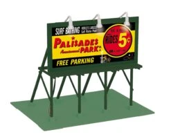 MTH 30-90647 O Gauge Lighted Billboard Palisades Park