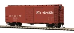 MTH 85-74128 HO Scale 40' PS-1 Boxcar Rio Grande D&RGW 50183 - NOS