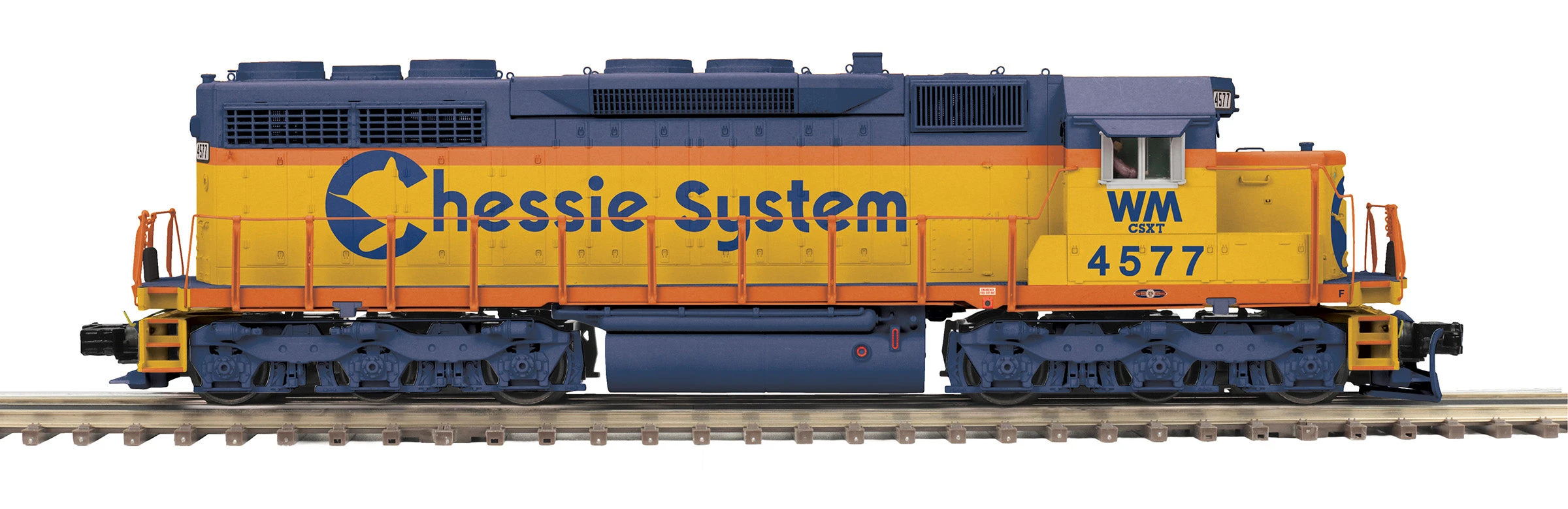 MTH Premier 20-21755-1 O Scale EMD SD35 Diesel Chessie System WM 4477 With PS3