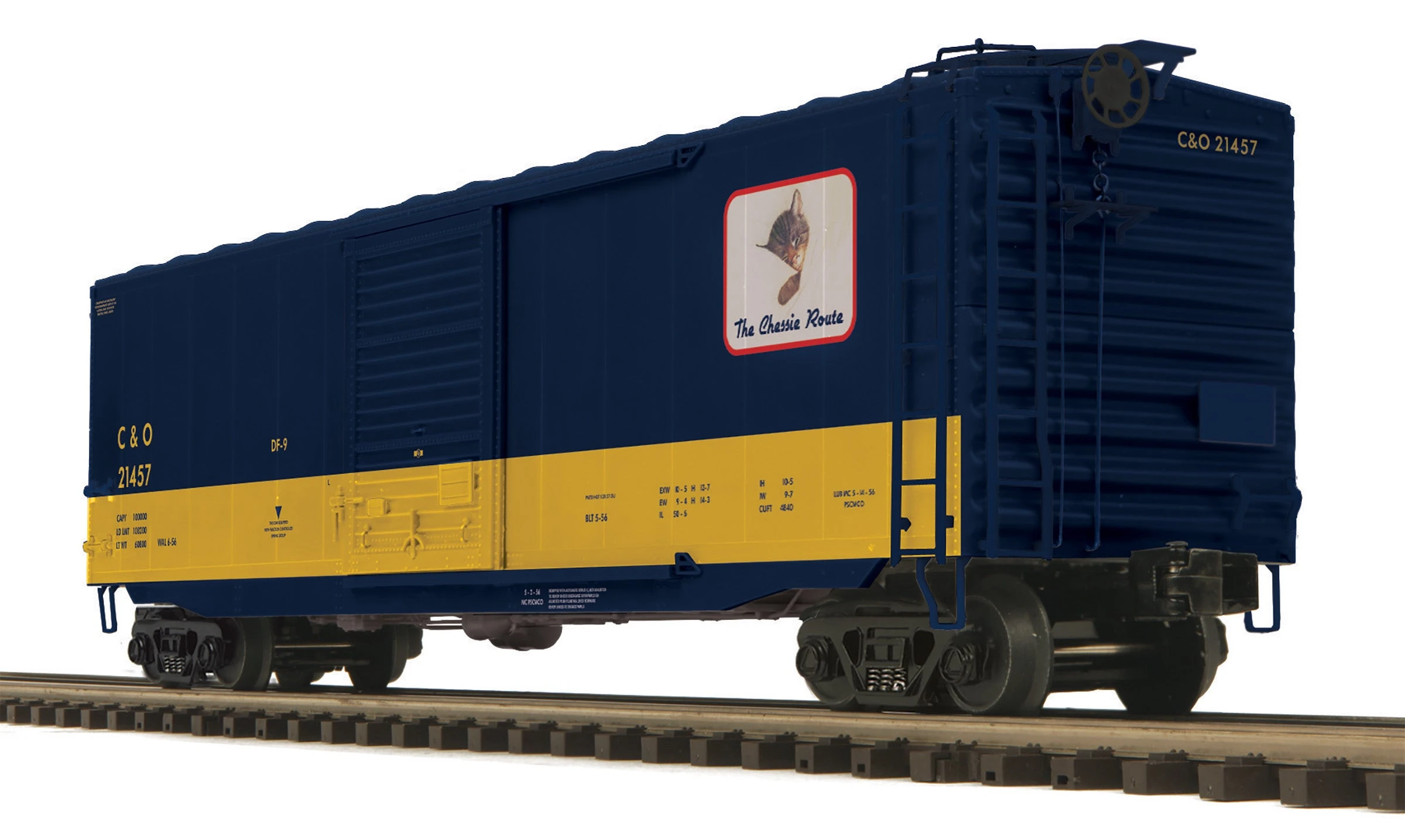 MTH Premier 20-99380 O Scale 50' PS-1 Boxcar Chesapeake & Ohio C&O 21457