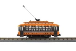 MTH RailKing 30-5213 O Gauge Bump-N-Go Trolley With LED Lights Halloween - Transylvania