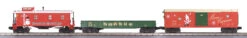 MTH RailKing 30-7019 O Gauge 2000 Christmas 3 Car Set - NOS