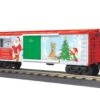 MTH Railking 30-74965 O Gauge Operating Christmas Boxcar With Power Meter