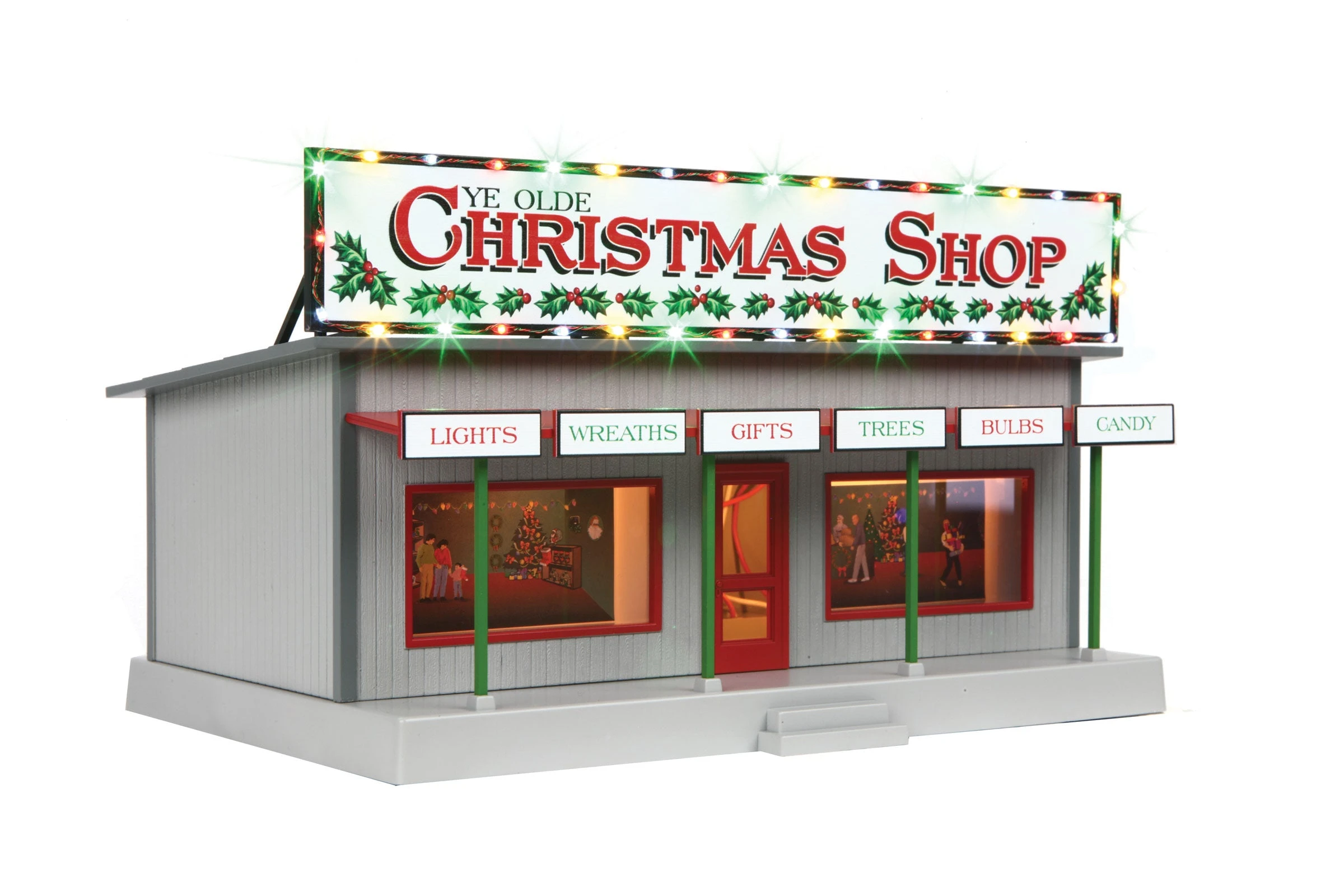 MTH Railking 30-90637 O Gauge Ye Old Christmas Shop Roadside Stand