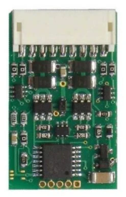 NCE 5240176 D13SRJ HO Scale 4-Function [9 Pin JST Plug Or Hardwire DCC Decoder] 10-Pack