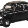 Oxford Diecast NVWB005 N Scale Volkswagen VW Beetle Bug Black