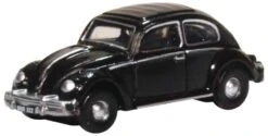 Oxford Diecast NVWB005 N Scale Volkswagen VW Beetle Bug Black