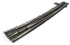 Peco SL8376 HO Scale Code 83 Insulfrog #7 Right Hand Curved Turnout