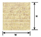 Plastruct Model Parts 91621 O Scale Cement Blocks (2 Pack)