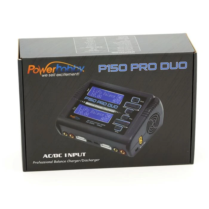 Powerhobby PH150 DUO 10A 150W/240W AC/DC Dual LiPo Charger - Image 3