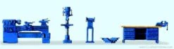 Preiser 17706 HO Scale Workshop Equipment