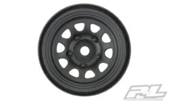 Pro-Line 2797-03 Black Plastic Keystone 1.55" Internal Beadlock Crawler Wheels 2 Pack