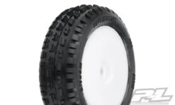 Pro-Line 8298-13 White Rear Wheels With Wedge Carpet Tires For Mini-B 1 Pair