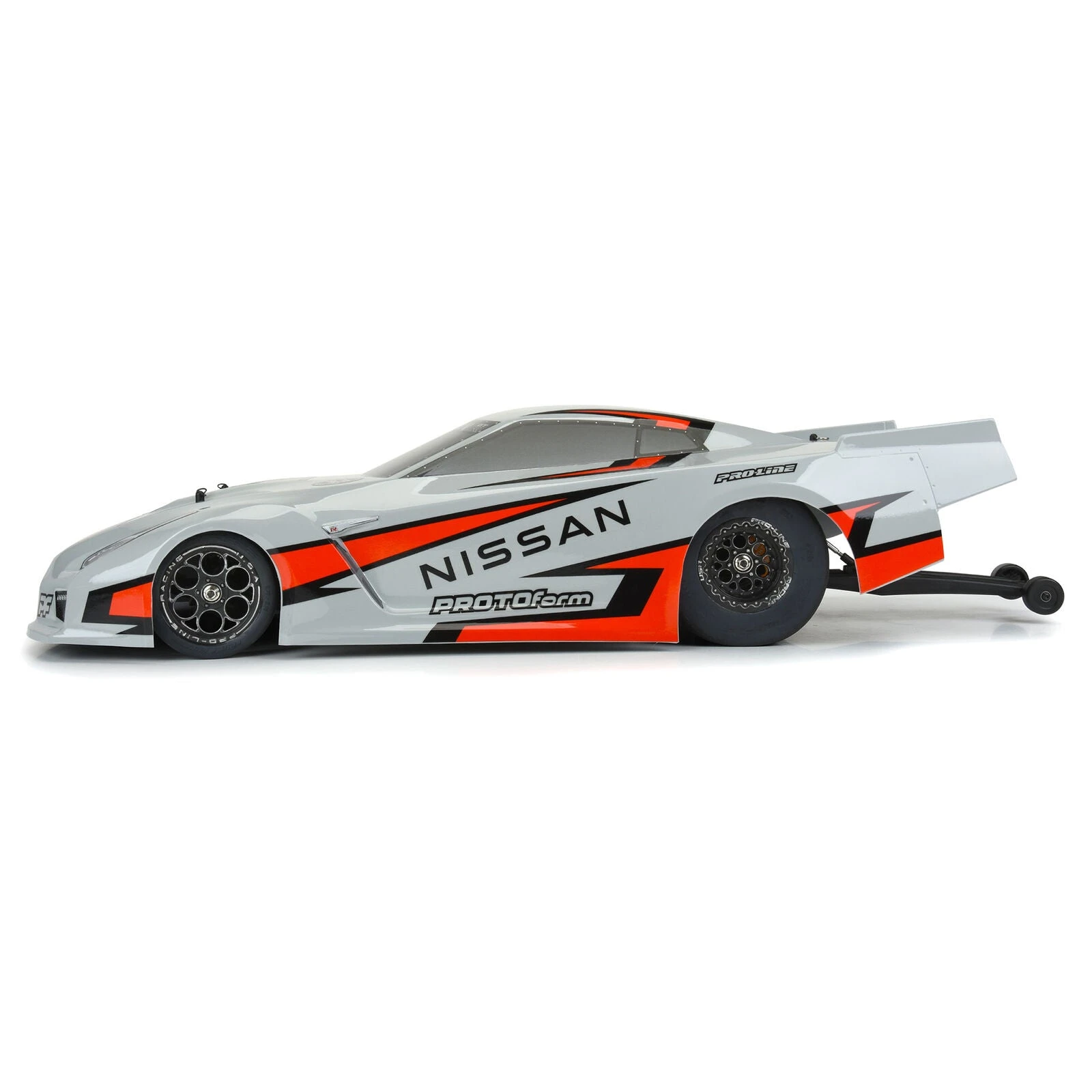 PROTOForm 1585-14 Nissan GT-R 35 Pro Mod Tough Color Gray Body 1/10 Drag Cars - Image 2