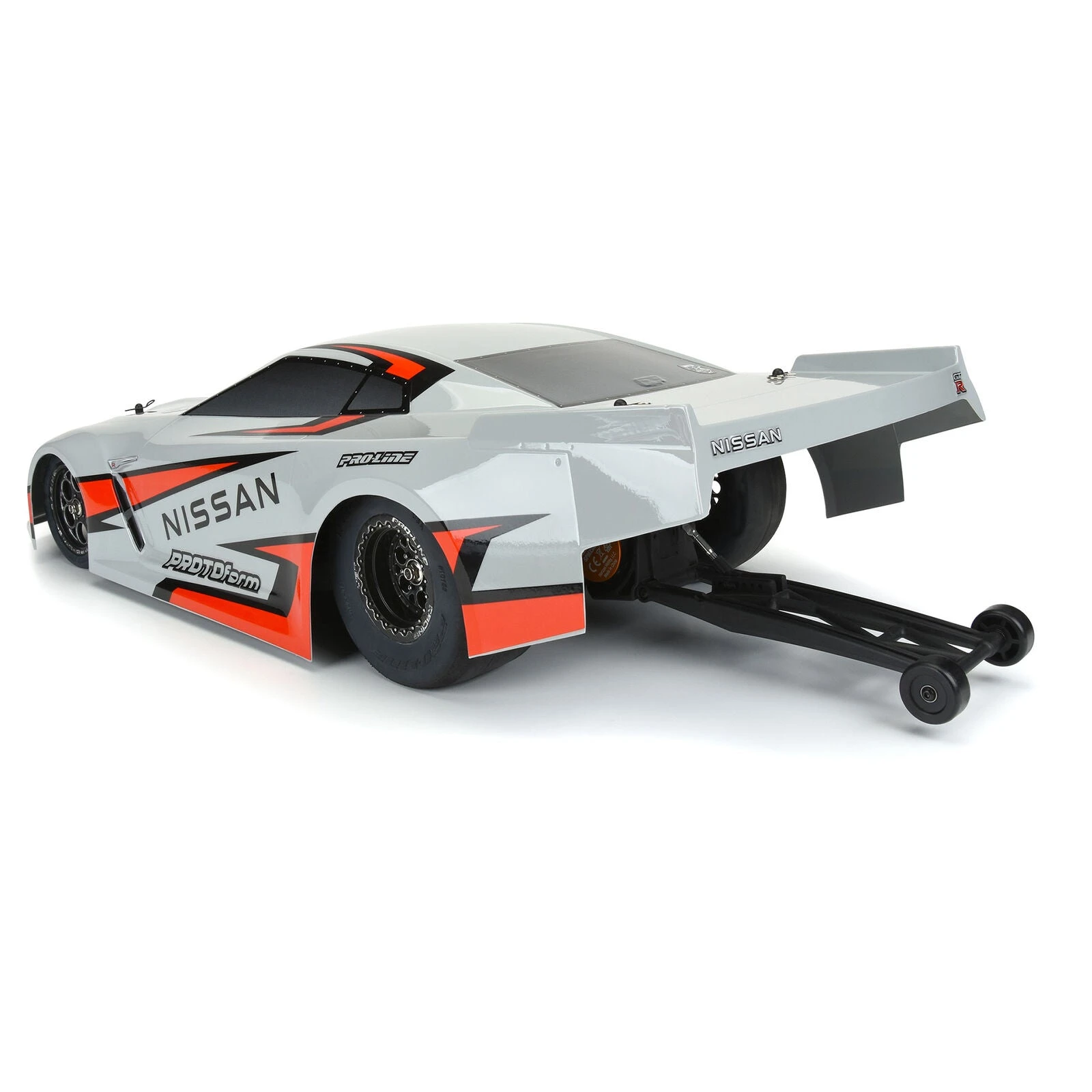PROTOForm 1585-14 Nissan GT-R 35 Pro Mod Tough Color Gray Body 1/10 Drag Cars - Image 3