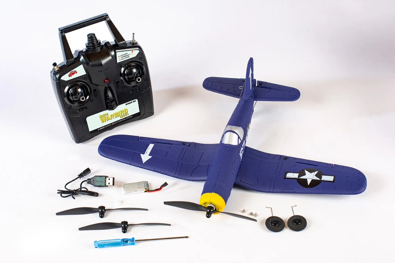 Rage RC A1301 F4U Corsair Micro RTF Aircraft With PASS