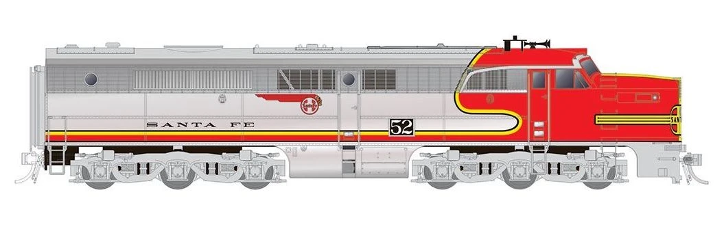 Rapido 023504 HO Scale ALCo PA-1 / PB-1 Santa Fe ATSF 54L/A With DCC And Sound