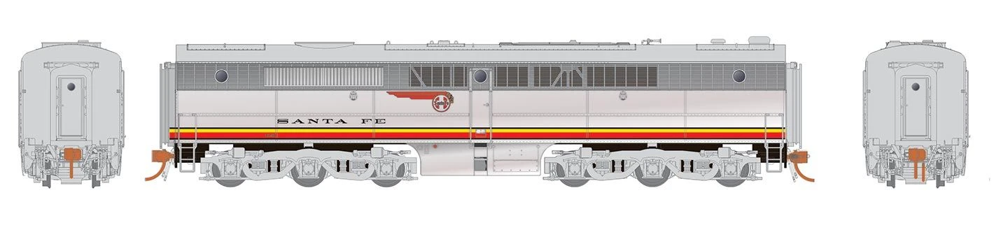 Rapido 023504 HO Scale ALCo PA-1 / PB-1 Santa Fe ATSF 54L/A With DCC And Sound - Image 4