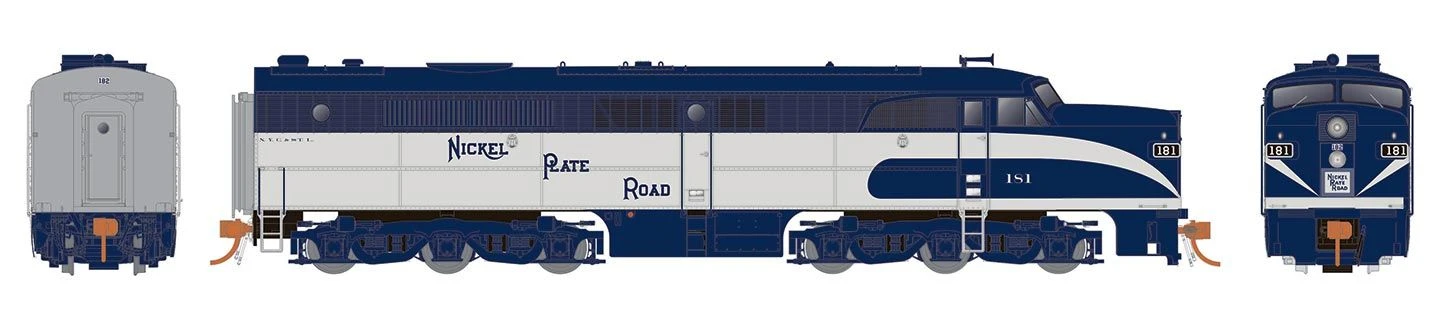 Rapido 023521 HO Scale ALCo PA-1 Nickel Plate Road NKP 186 With DCC And Sound - Image 2