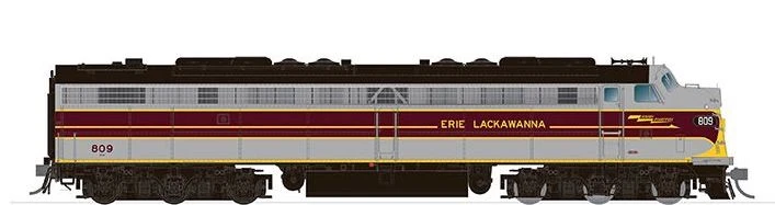 Rapido 028521 HO Scale EMD E8A Erie Lackawanna EL 816 With DCC And LokSound