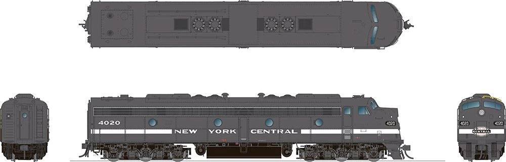 Rapido 028526 HO Scale EMD E8A New York Central NYC 4020 With DCC And LokSound - Image 2
