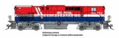 Rapido 033536 HO Scale MLW M420b Diesel British Columbia "Hockey Stick" BCR RCL683/685 DCC Sound