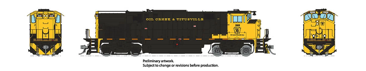 Rapido 033539 HO Scale MLW M420 Diesel Oil Creek & Titusville 3568 DCC Sound - Image 2