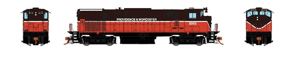 Rapido 033542 HO Scale MLW M420 Diesel Providence & Worcester 2002 DCC Sound - Image 2