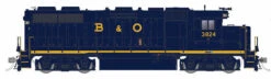 Rapido 038005 HO Scale EMD GP38 Diesel Baltimore & Ohio B&O 3801