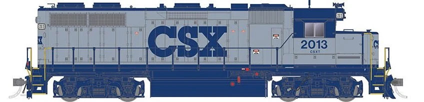 Rapido 038011 HO Scale EMD GP38 Diesel CSX Grey 2013
