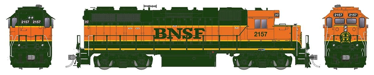 Rapido 038534 HO Scale EMD GP38 Diesel BNSF 2162 DCC Sound - Image 2