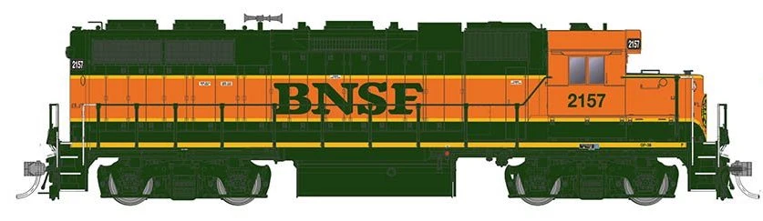 Rapido 038534 HO Scale EMD GP38 Diesel BNSF 2162 DCC Sound
