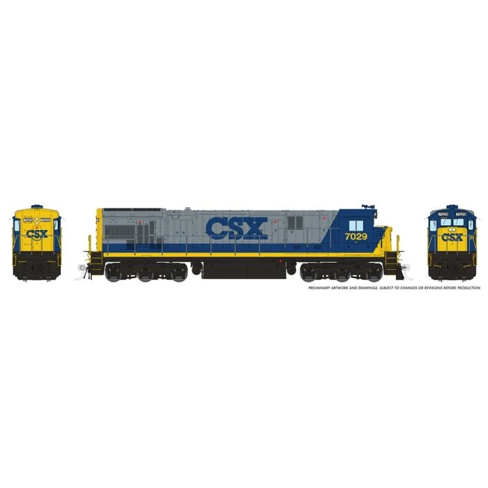 Rapido 042015 HO Scale GE C30-7 CSX "YN2 Scheme" 7041 - Image 2