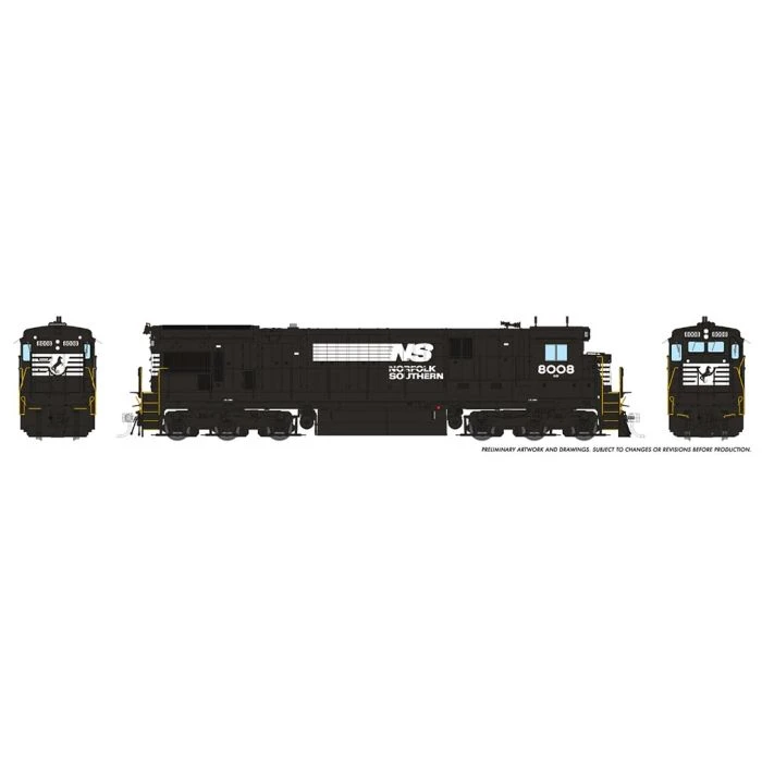 Rapido 042527 HO Scale GE C30-7 Norfolk Southern NS 8032 With DCC And Sound - Image 2