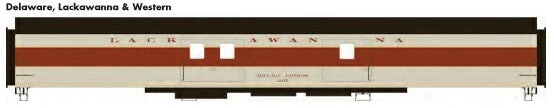 Rapido 106219 HO Scale Baggage Express Lackawanna DL&W 2085 - Like New USED