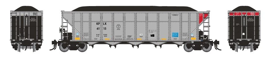 Rapido 169015A HO Scale AutoFlood III RD Coal Hopper KPLX Single # Varies - Image 2