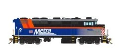 Rapido 19012 HO Scale EMD F59PH Chicago Metra 99 (Silent/DC) - USED