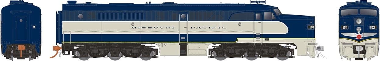 Rapido 23054 HO Scale ALCo PA-2 Diesel Missouri Pacific "Eagle" MP 8008 - Image 2
