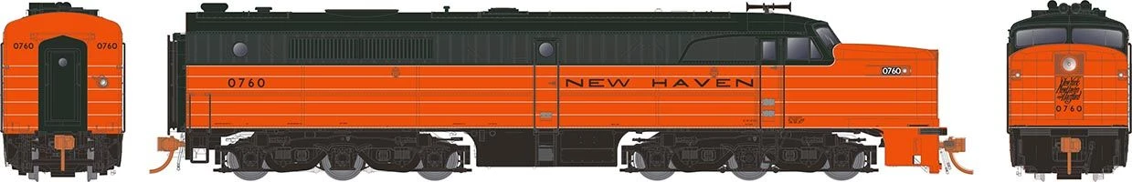 Rapido 23559 HO Scale ALCo PA-1 Diesel New Haven "Orange" NH 0762 (DCC And Sound) - Image 2
